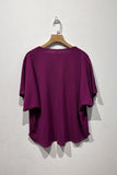 Aine Curved v neck long sleeved top.