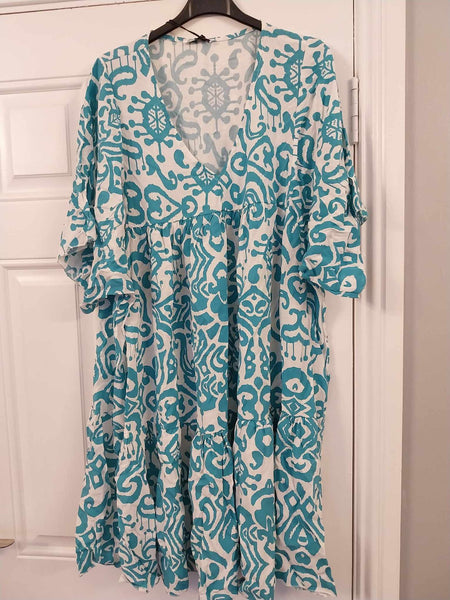 Ahora v neck summer tunic