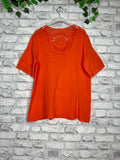 Acacia Lace back feature cotton tops ( One Size 14 to 16)