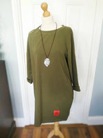 Ameara necklace pocket tunic with Rock and Roll Logo on the back (one size 12 to 16) Reduced from25 to 16 Euros.