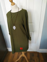 Ameara necklace pocket tunic with Rock and Roll Logo on the back (one size 12 to 16) Reduced from25 to 16 Euros.