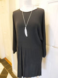 Aideera Italian pleated tunic/dress with necklace one size 16 to 22/24 Stretch tunic( not the same as the Aideen)