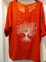 Angel Tree of life Diamante cotton tops.