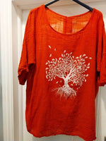 Angel Tree of life Diamante cotton tops.