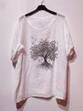 Angel Tree of life Diamante cotton tops.