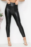 Aadh High waist faux leather look leggings ( 0ne size 8 to 10)