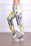 Alana paint stroke joggers ( one size 12/14 to 16/18 Smaller size.